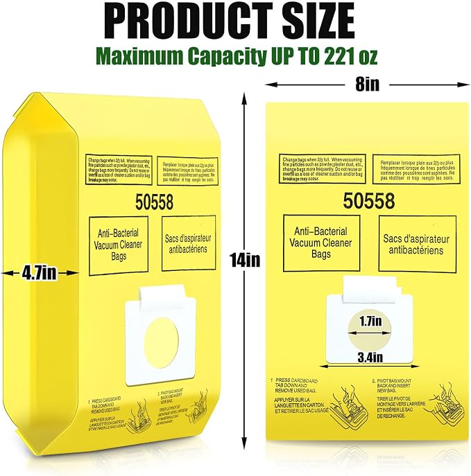 50 Pack Vacuum Cleaner Bags Fit - Image 2