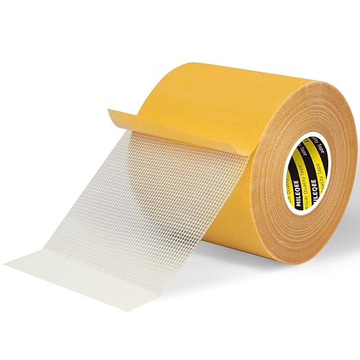 Double-Sided Tape Strong and Tough, Extra Large 3.2in x 66FT, Durable Duct by MILEQEE