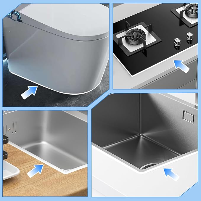 Caulk Sealing Strip for Tiles Bathtub Bathroom Toilet Kitchen, Gap Filling Self - Image 4