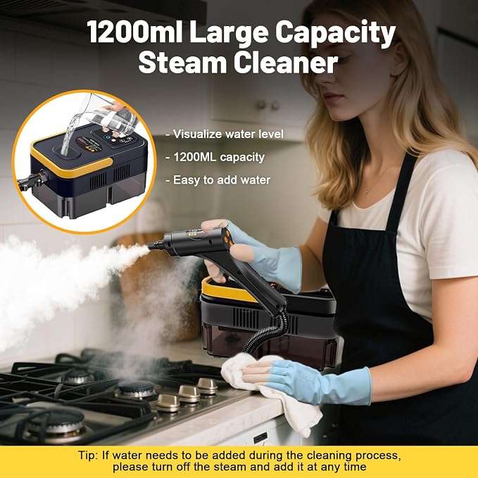 Steam Cleaners, 2500W High Pressure Steamer - Image 2