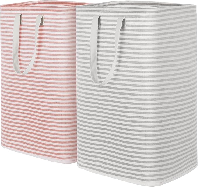 Lifewit 2 Pack Laundry Hamper Large Collapsible Laundry Basket, Freestanding by Lifewit