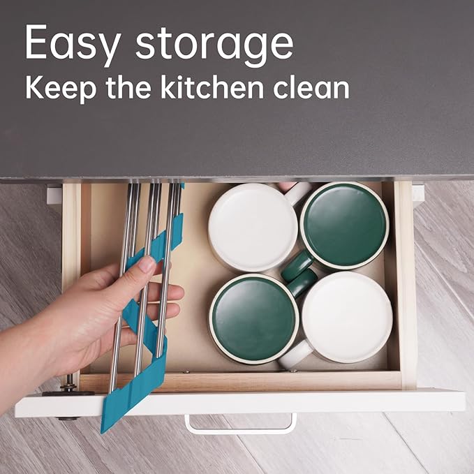 Tomorotec Triangle Roll-Up Dish Drying Rack - Image 6