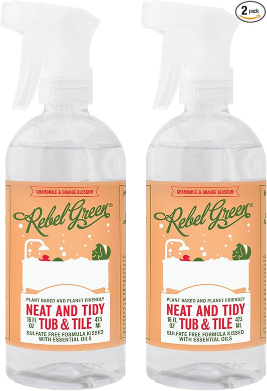 Rebel Green Neat and Tidy Tub & Tile Bathroom Cleaner Spray by RebelGreen