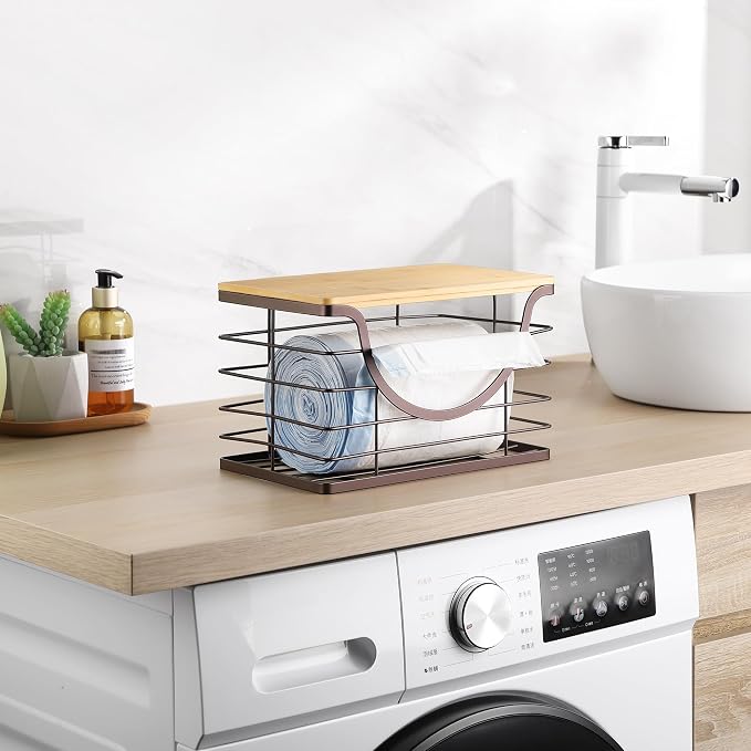 Extra Large Trash Bag Holder Under Sink Stackable Kitchen Storage - Image 3
