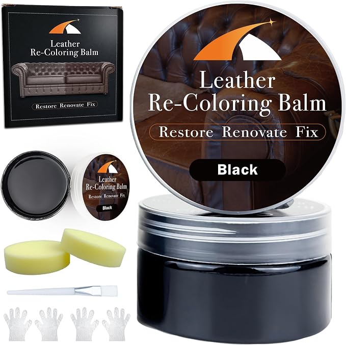 Black Leather Repair Kit, Leather Dye by Unknown