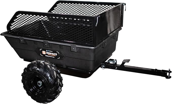 Impact IMPLEMENTS® 1500lb Poly Tub Utility Cargo Trailer by MotoAlliance
