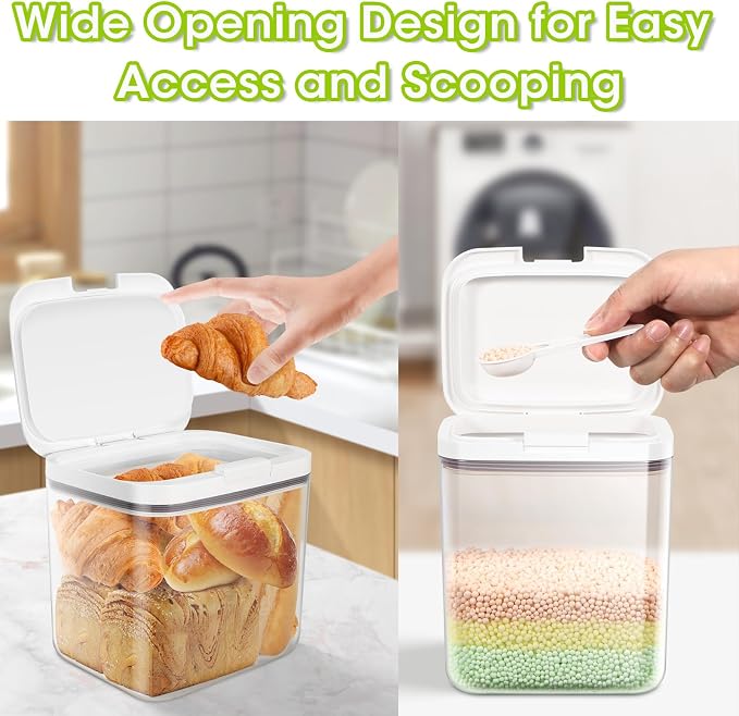 2 Pack Flour and Sugar Storage Containers - Image 3