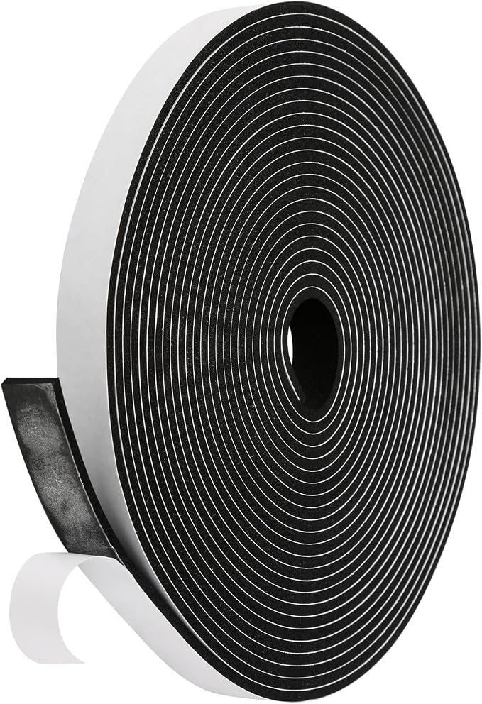 Weather Stripping Door Seal Strip, Strong Adhesive, Lightproof, Soundproof by Amzjjle