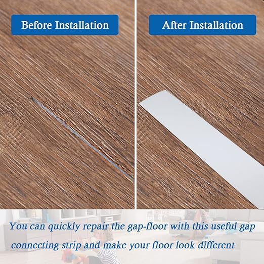 Floor Transition Strip Self Adhesive Floor Cover Strips Laminate 2" Wide Vinyl - Image 4