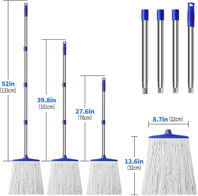 Indoor Cotton Mops for Floor Cleaning - Image 3