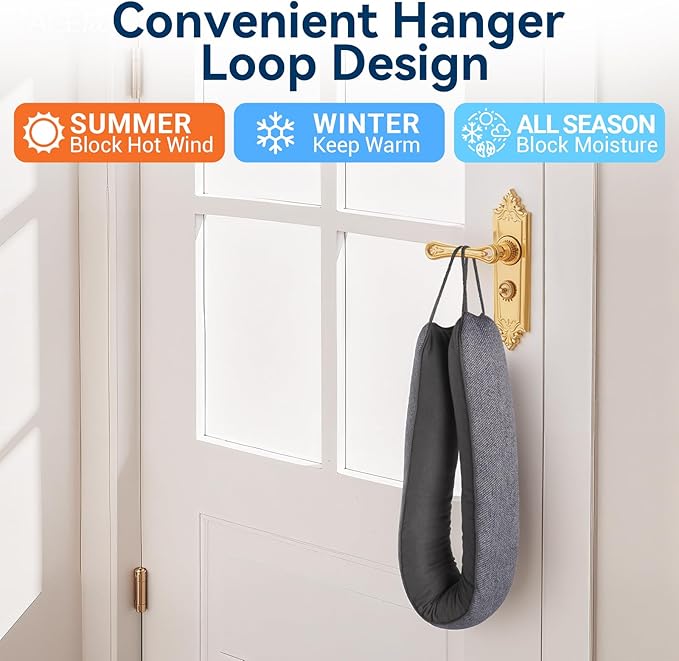 Door Draft Stopper for Bottom of Door, 36’’ Heavy Duty Under Door Draft Blocker - Image 6