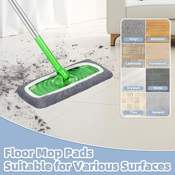 Reusable Dry Sweeping Cloths Microfiber Wet Pads Refill Compatible - Image 5