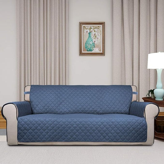 PureFit Reversible Quilted Sofa Cover, Water Resistant Slipcover Furniture - Image 2