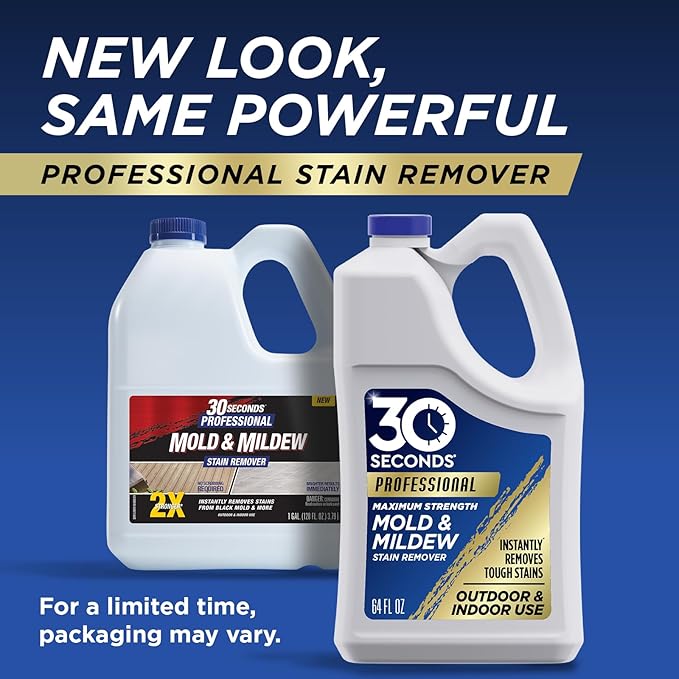 30 SECONDS Pro Mold and Mildew Stain Remover | Scrub Free | Brighter Results - Image 2