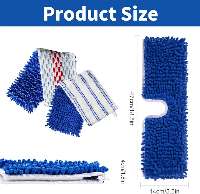 4 Pack Mop Heads Replacements Compatible - Image 2