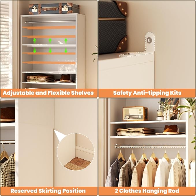 Unikito 3FT Freestanding Closet System - Image 4