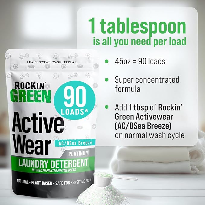 Rockin' Green Laundry Detergent, Plant based, All Natural Laundry Detergent - Image 5