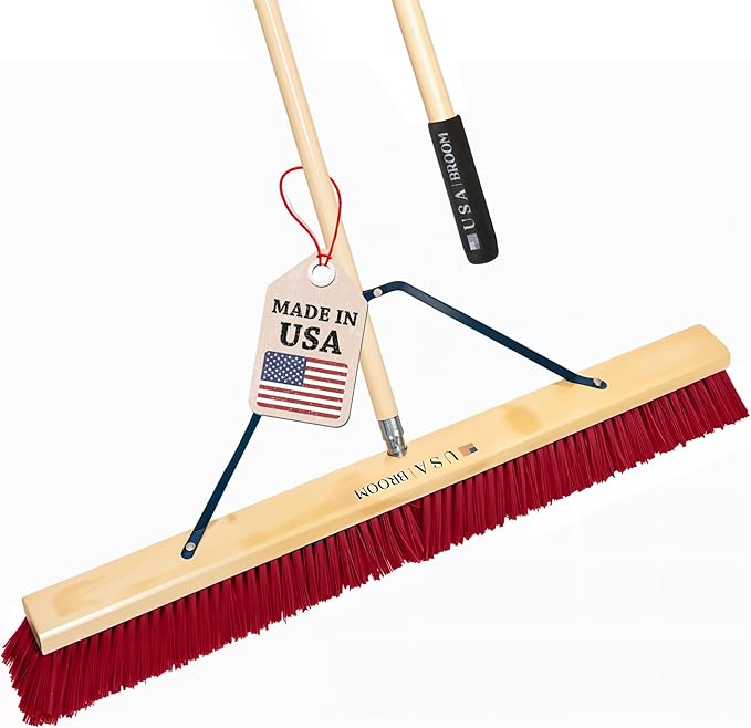 USA Broom 36" Everyday Sweep Indoor/Outdoor Push Broom by USABroom-HighQuality