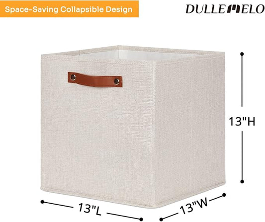 DULLEMELO Storage Baskets for Shelves Closet Storage, Sturdy Home Organization - Image 2