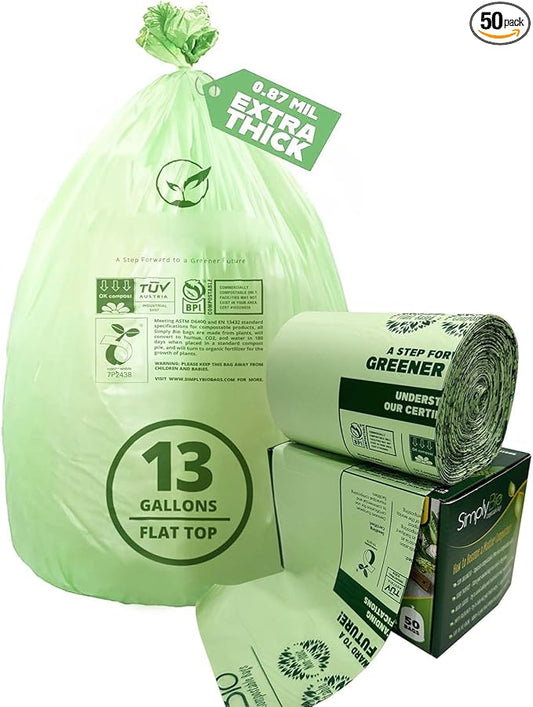 13 Gallon Compostable Trash Bags by Lokingrise