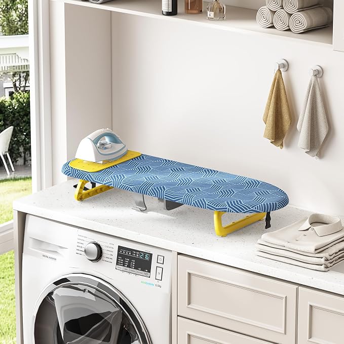 KINGBOARD Tabletop Ironing Board, Small Ironing Board - Image 8