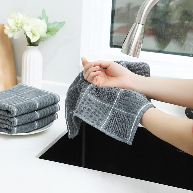 Glynniss Kitchen Towels and Dishcloths Set, Dish Towels and Dish Rags - Image 5