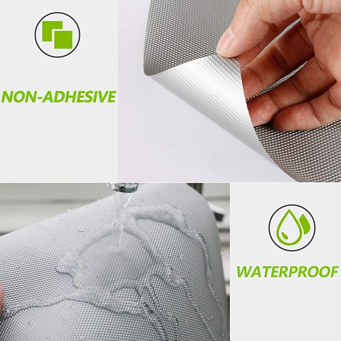 Kitchen Shelf Liner Drawer Liners, Non-Adhesive Refrigerator Liners Waterproof - Image 3