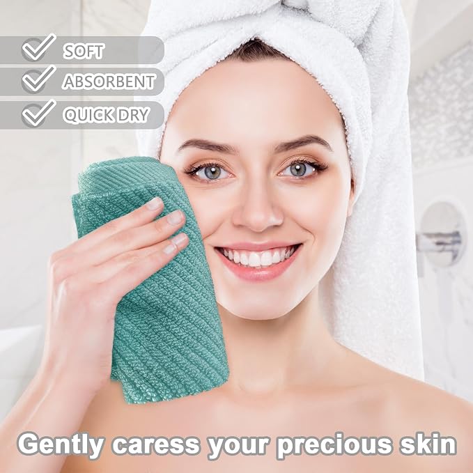 Wash Cloths for Your Face, 6 Pack Large 13"x13" - Image 4