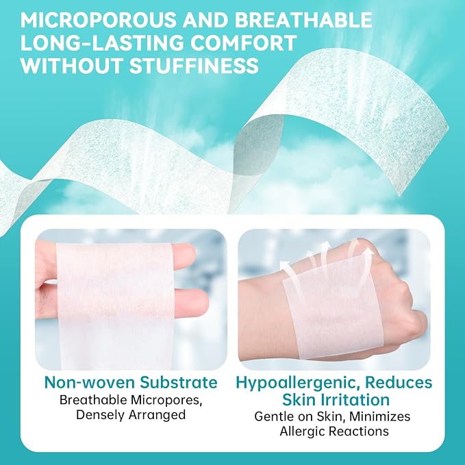 Dimora Soft Paper Surgical Tape 8 Rolls- Hypoallergenic Medical Tape - Image 4