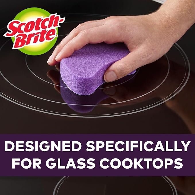 Scotch-Brite™ Glass Cooktop Pads, 4.1 in x 3.4 in x 1 in - Image 4