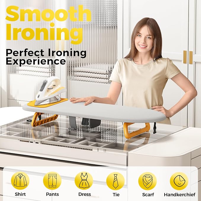 KINGBOARD Tabletop Ironing Board, Small Ironing Board - Image 8