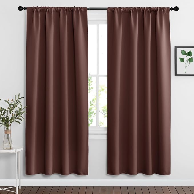 RYB HOME Rod Pocket Blackout Curtains by RYBHOME