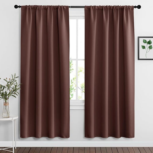 RYB HOME Rod Pocket Blackout Curtains by RYBHOME