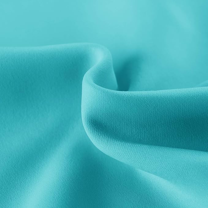 DWCN French Door Curtains – Rod Pocket Thermal Blackout Curtain - Image 4