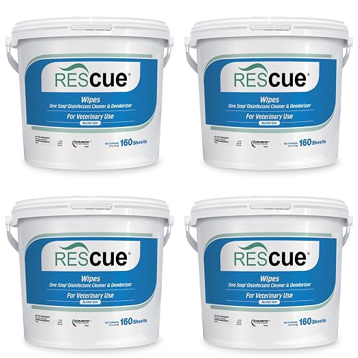 REScue One-Step Disinfectant Cleaner & Deodorizer Wipes by REScue