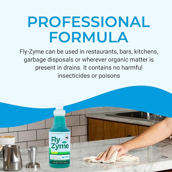 Kinzua Environmental Fly-Zyme, Highly Concentrated Enzyme Drain Cleaner - Image 6