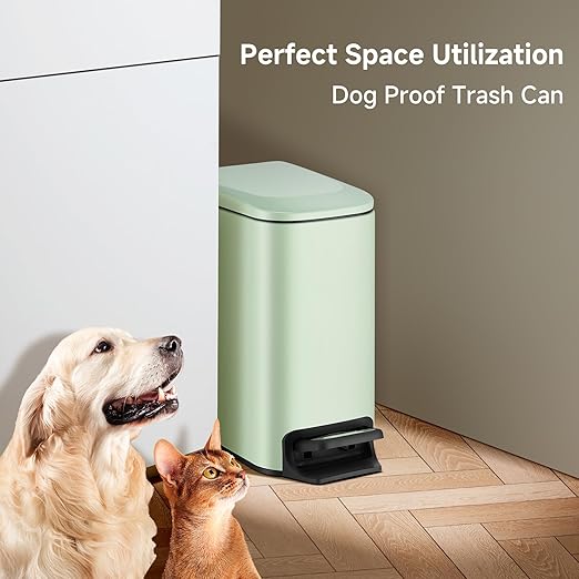 TIPGO Slim Bathroom Trash Can - Image 5