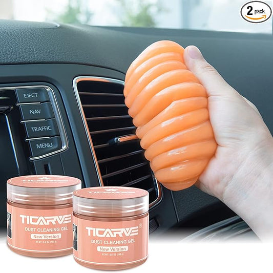 TICARVE 2Pack New Cleaning Gel Detail Putty Car Gel Auto Detailing Tools Car by TICARVE