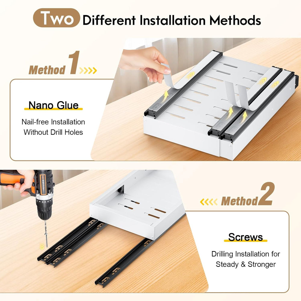2 Pack Pull Out Cabinet Organizer, Expandable Width (11.4"-18.9") D...