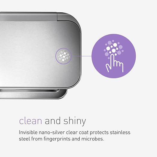 simplehuman 45 Liter / 12 Gallon Liter Rectangular Hands-Free Kitchen Step - Image 8