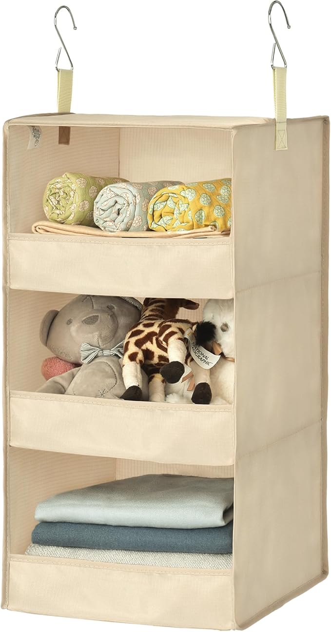GRANNY SAYS 3-Shelf Hanging Closet Organizer, Closet Organizers and Storage by GRANNYSAYS