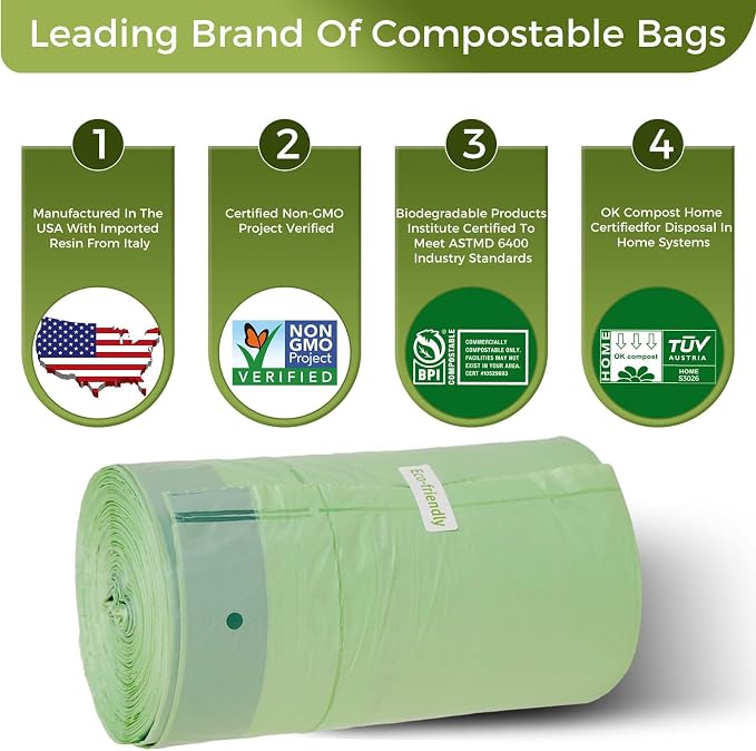 13 Gallon Compostable Trash Bags - Image 5