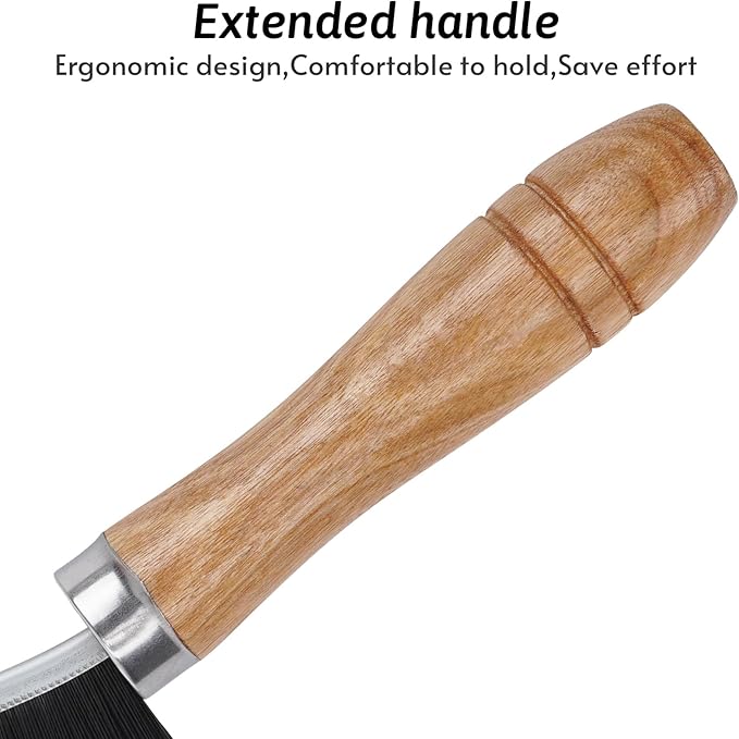 Crevice Cleaning Brush, Hard Bristle Grout Brush Gap Cleaner Tool - Image 3