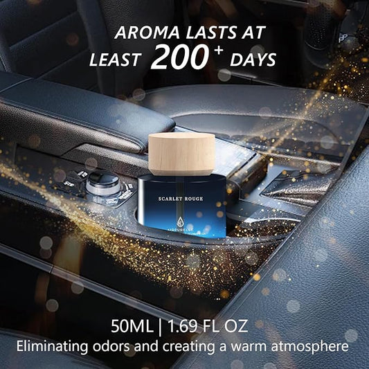Car Air Freshener for Men & Women – Long-Lasting Saffron Amber Essential Oil - Image 2