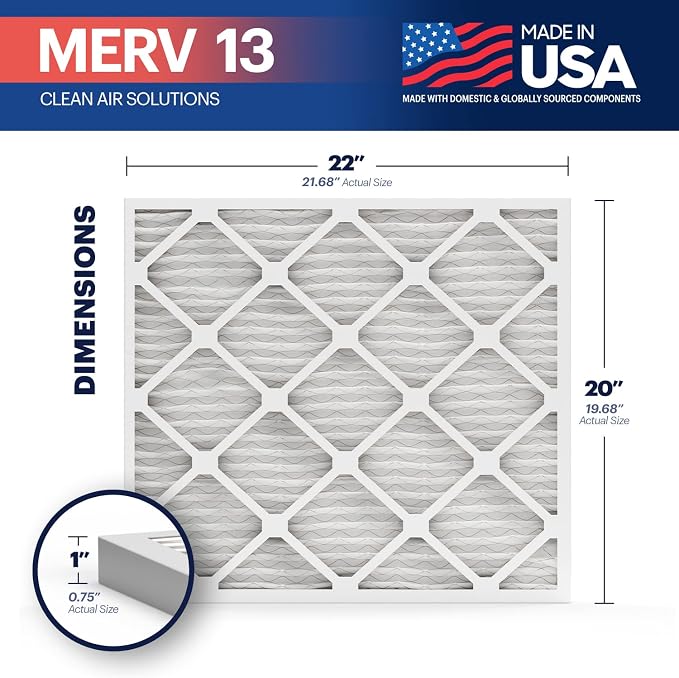 BNX TruFilter 20x22x1 Air Filter MERV 13 - Image 2