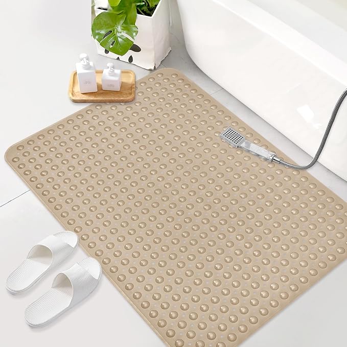 Shower Mat Non Slip: 47.2 x 31.5 Inch Extra Large TPE Shower Mats - Image 7