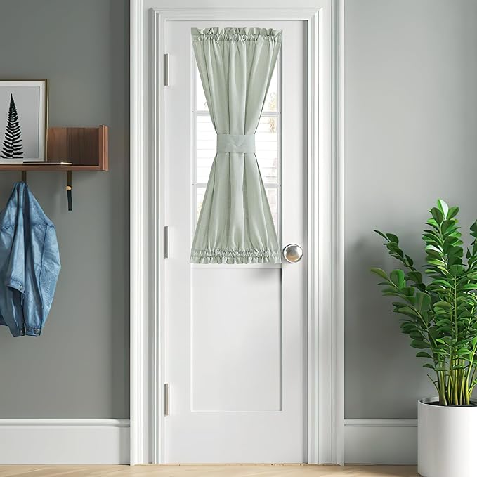 NICETOWN Sage Green Door Curtains by NICETOWN