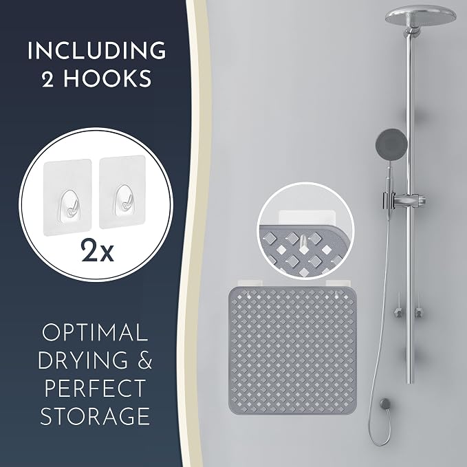 Homerella Anti Slip Shower Mat | Anti Mold Non Slip Bathtub Mat - Image 4