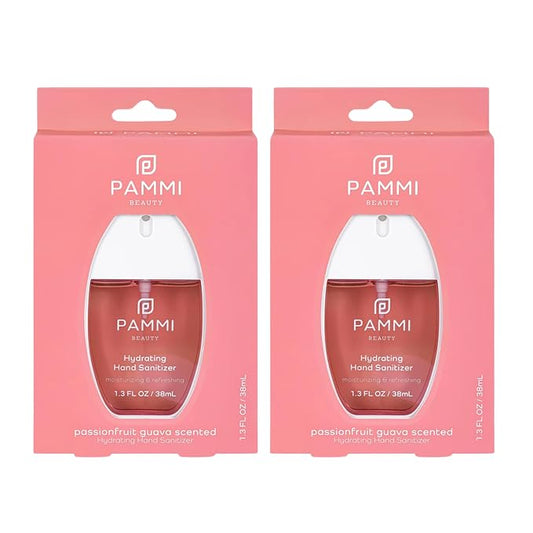 PAMMI Power Mist Hydrating Hand Sanitizer Spray, Portable Travel Size Pocket by PAMMI