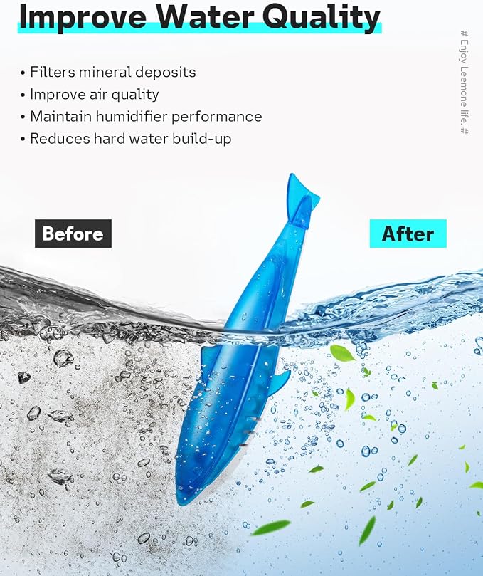 Leemone Humidifier Cleaner Shark, Demineralization Float Shark Compatible - Image 4